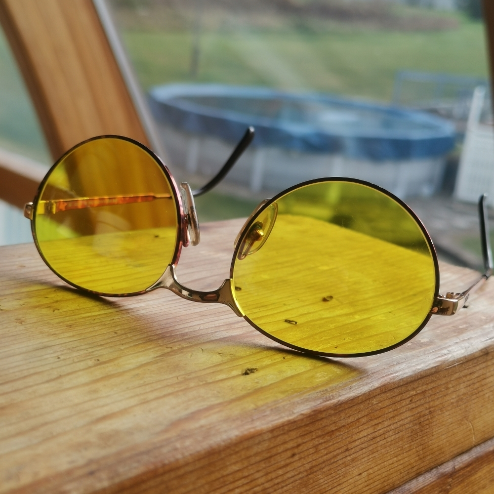 Vintage Rare Yellow Tinted Carrera 5366 Sunglasses